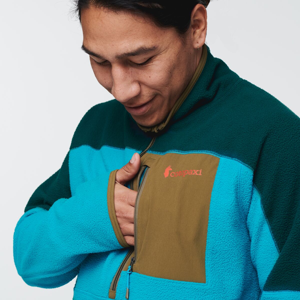 Abrazo Half Zip Fleece Jacket Men's - Image 11