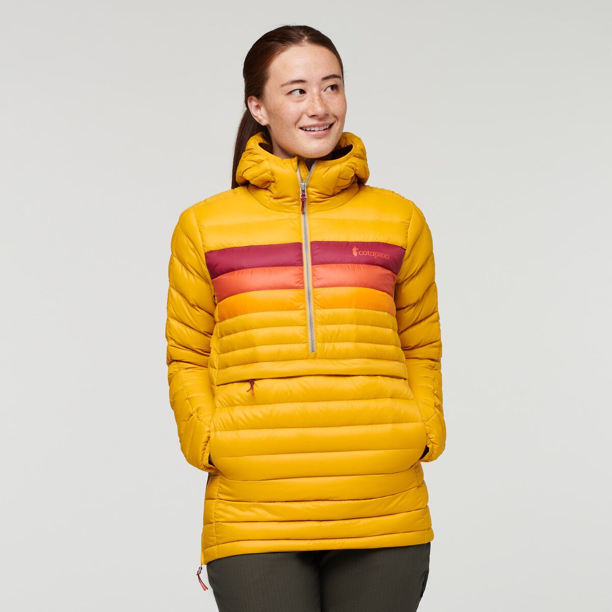 Fuego Down Hooded Pullover Women's - Image 10
