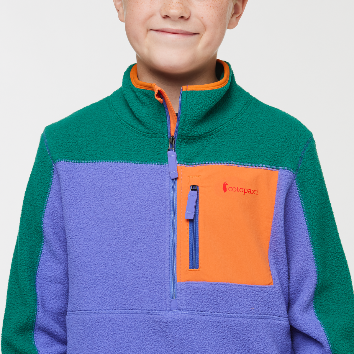 Abrazo Half Zip Fleece Jacket Kids' - Image 5