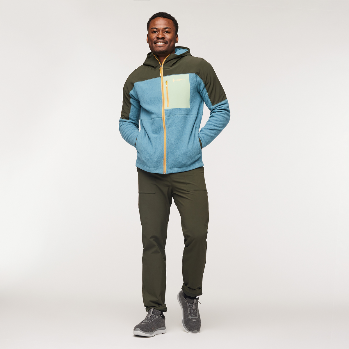 Abrazo Hooded Full Zip Fleece Jacket Men's - Image 16