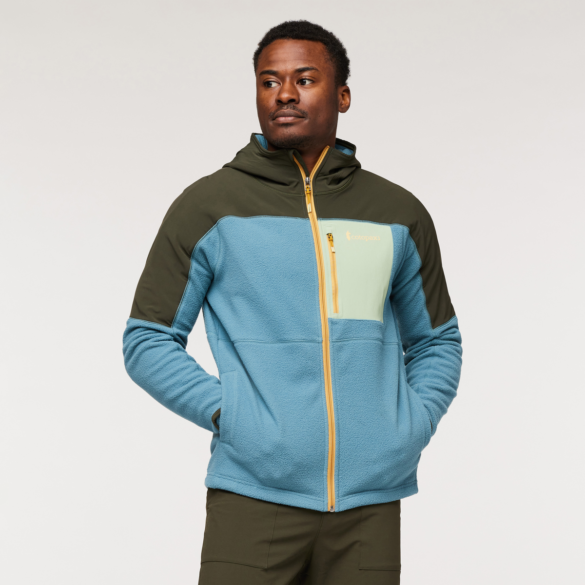 Abrazo Hooded Full Zip Fleece Jacket Men's