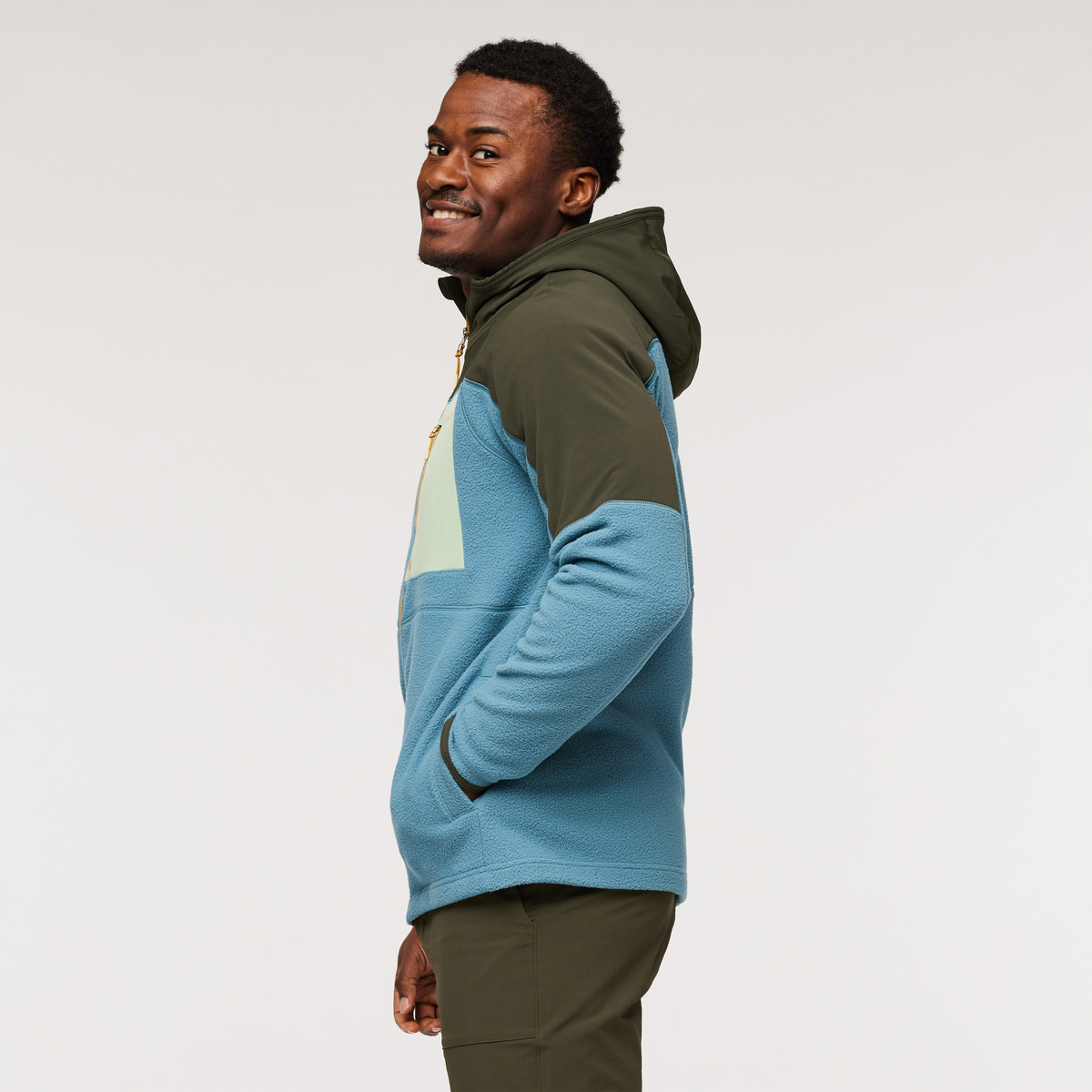 Abrazo Hooded Full Zip Fleece Jacket Men's - Image 3