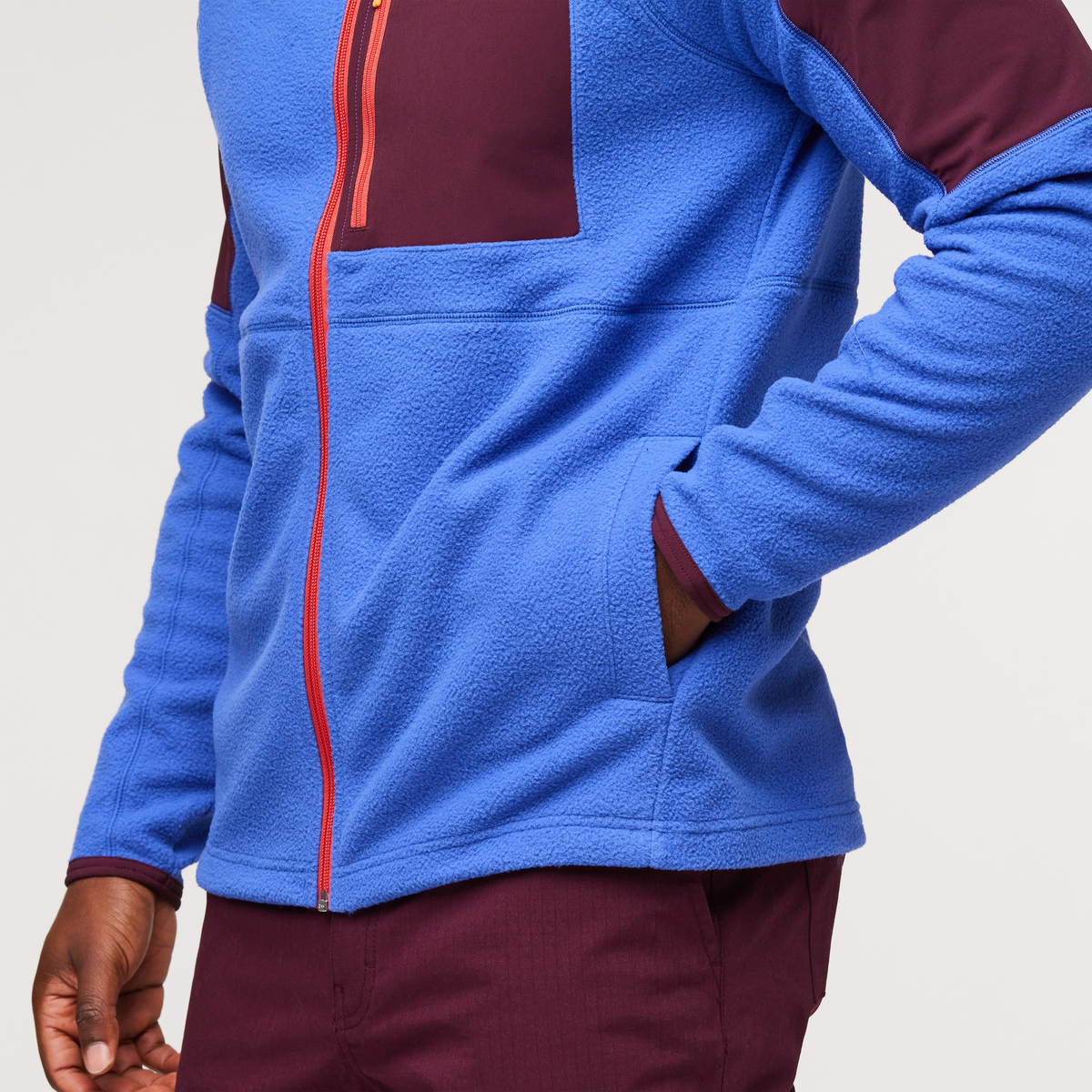 Abrazo Hooded Full Zip Fleece Jacket Men's - Image 13