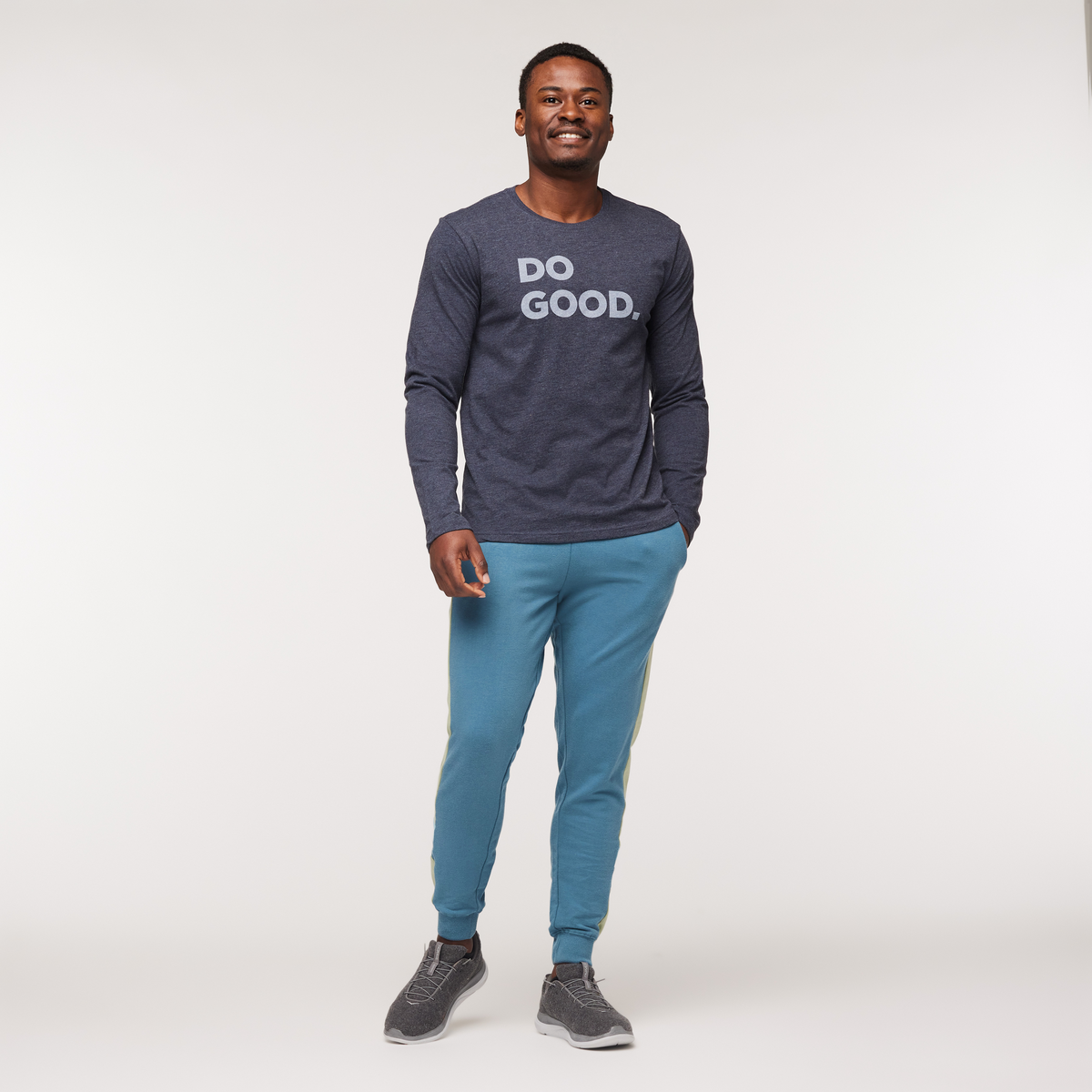 Do Good Long Sleeve T Shirt Men's - Image 24