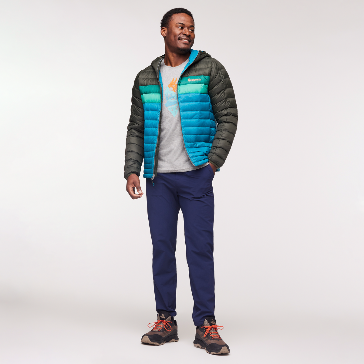 Fuego Hooded Down Jacket Men's - Image 9