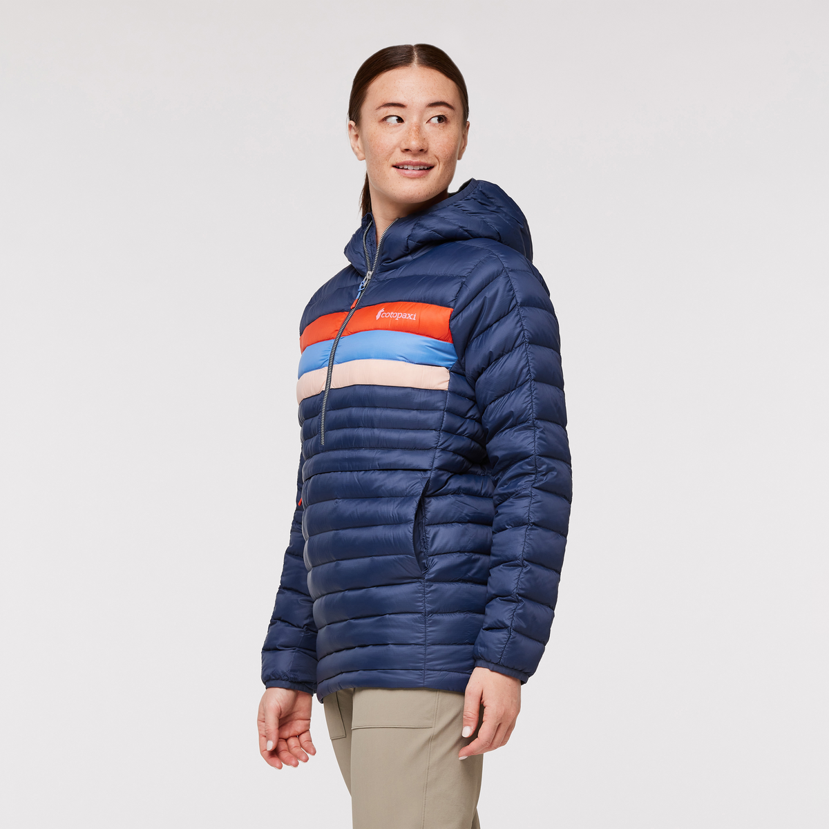Fuego Down Hooded Pullover Women's - Image 3