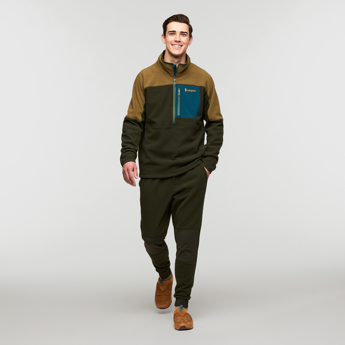 Abrazo Fleece Half Zip Jacket Men's - Image 10