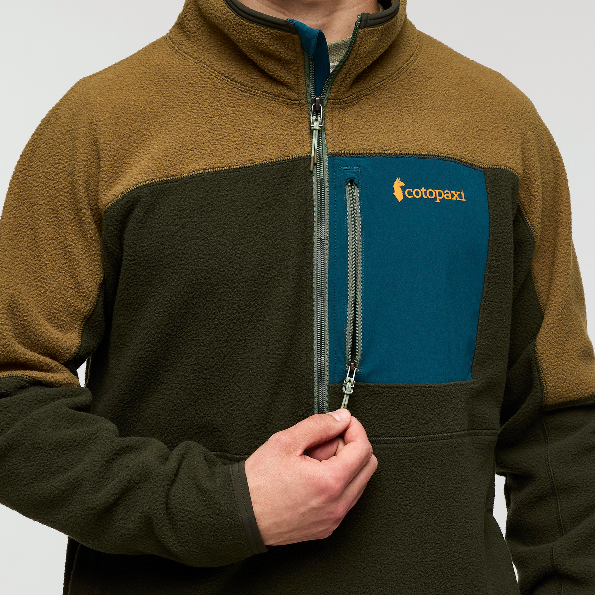 Abrazo Fleece Half Zip Jacket Men's - Image 14