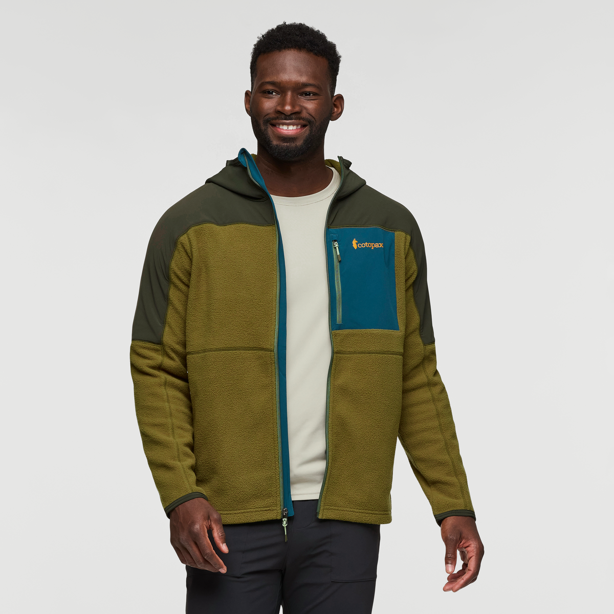 Abrazo Hooded Full Zip Fleece Jacket Men's