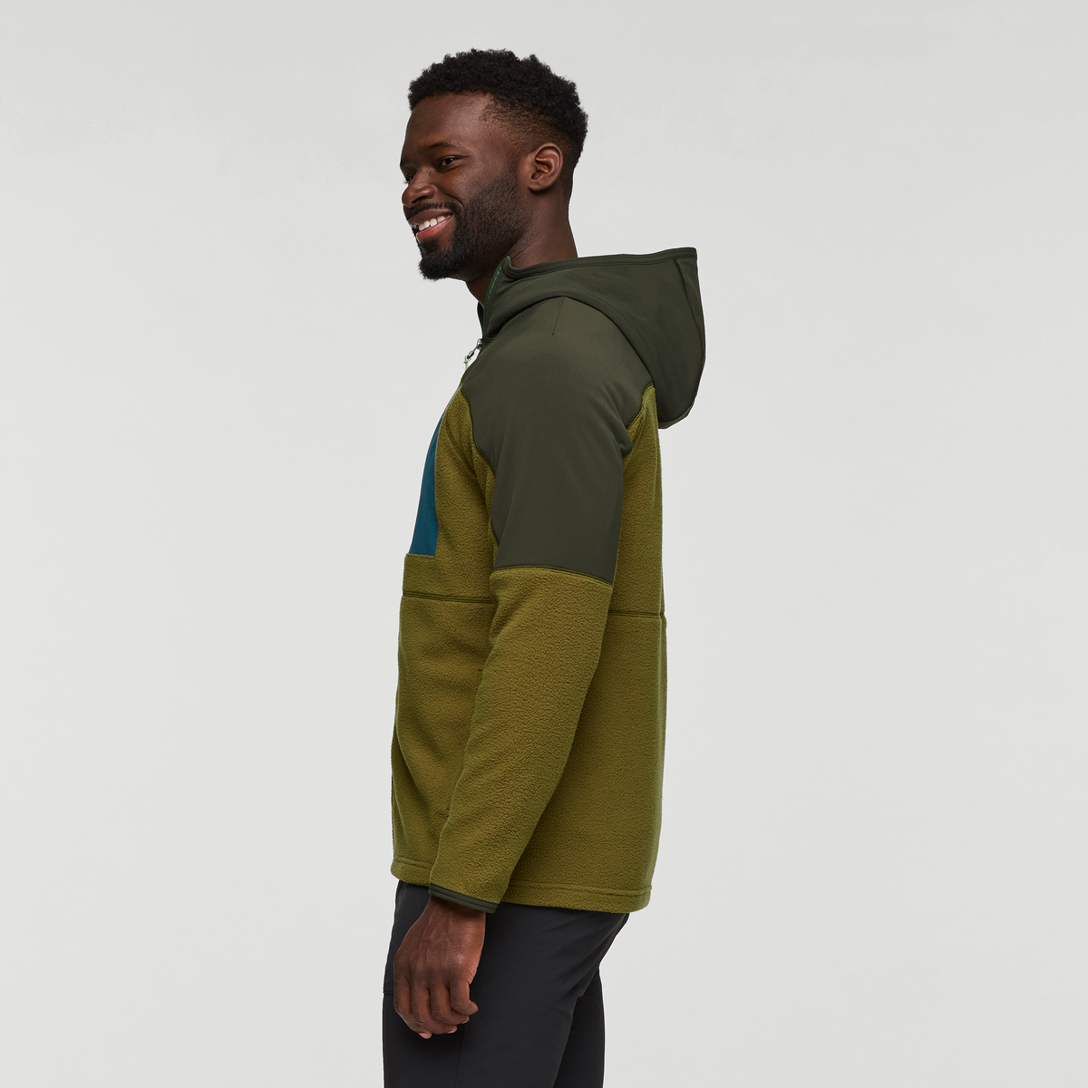 Abrazo Hooded Full Zip Fleece Jacket Men's - Image 3