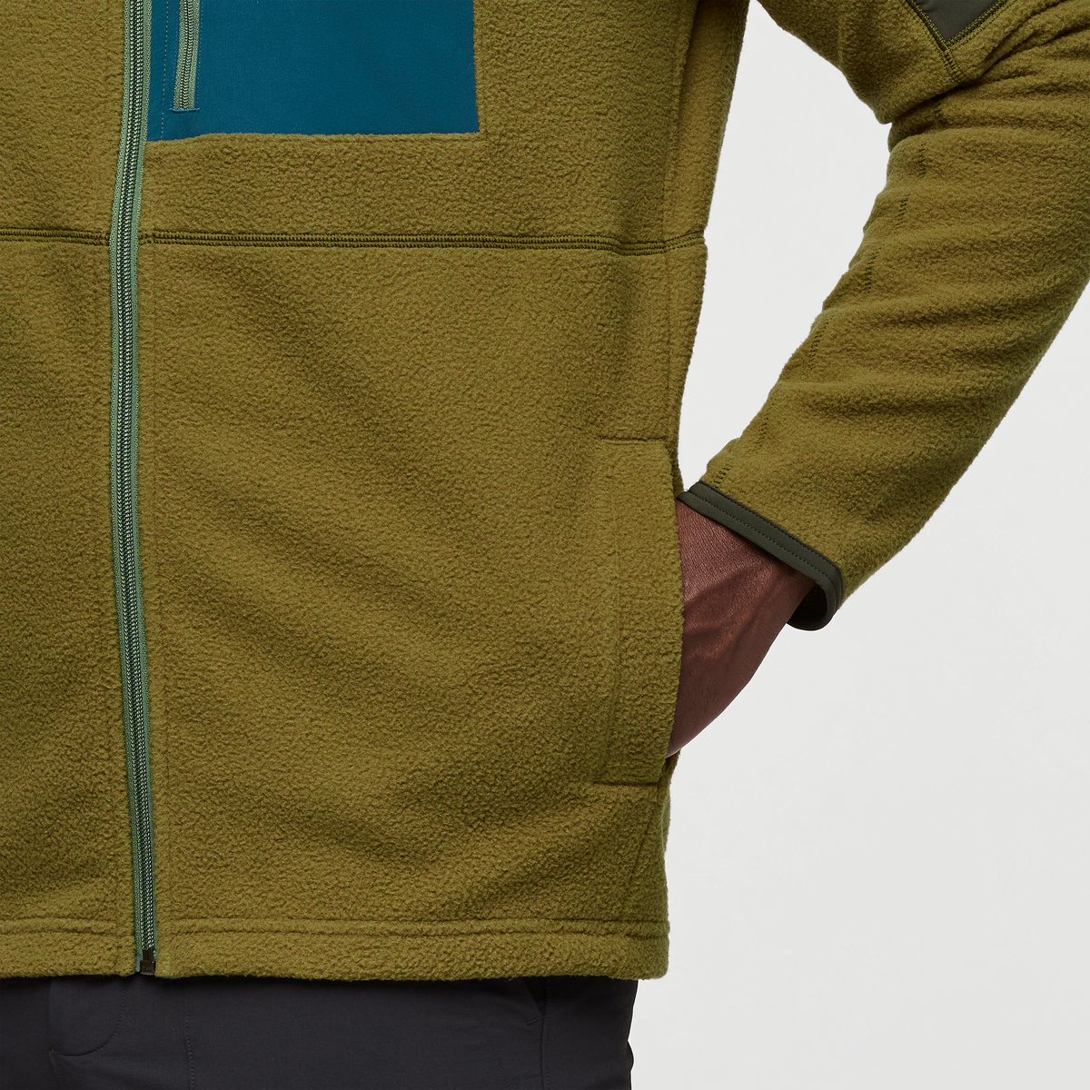 Abrazo Hooded Full Zip Fleece Jacket Men's - Image 7