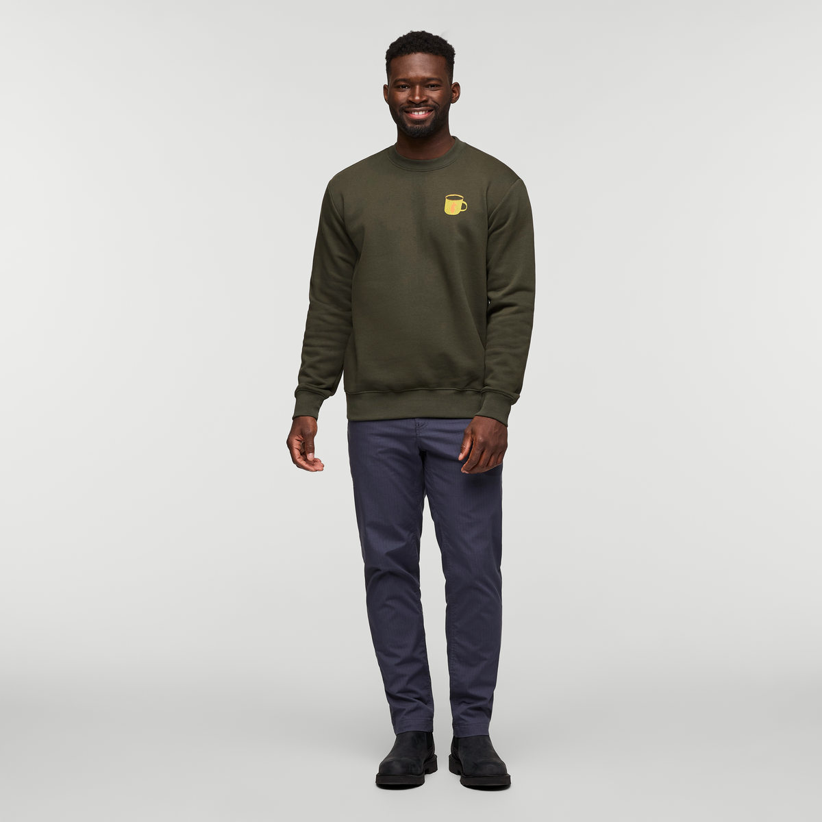 Morning Brew Crew Sweatshirt Men's - Image 9