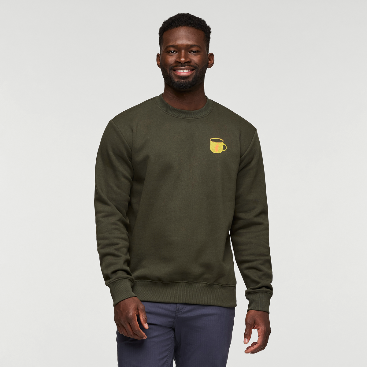 Morning Brew Crew Sweatshirt Men's - Image 8
