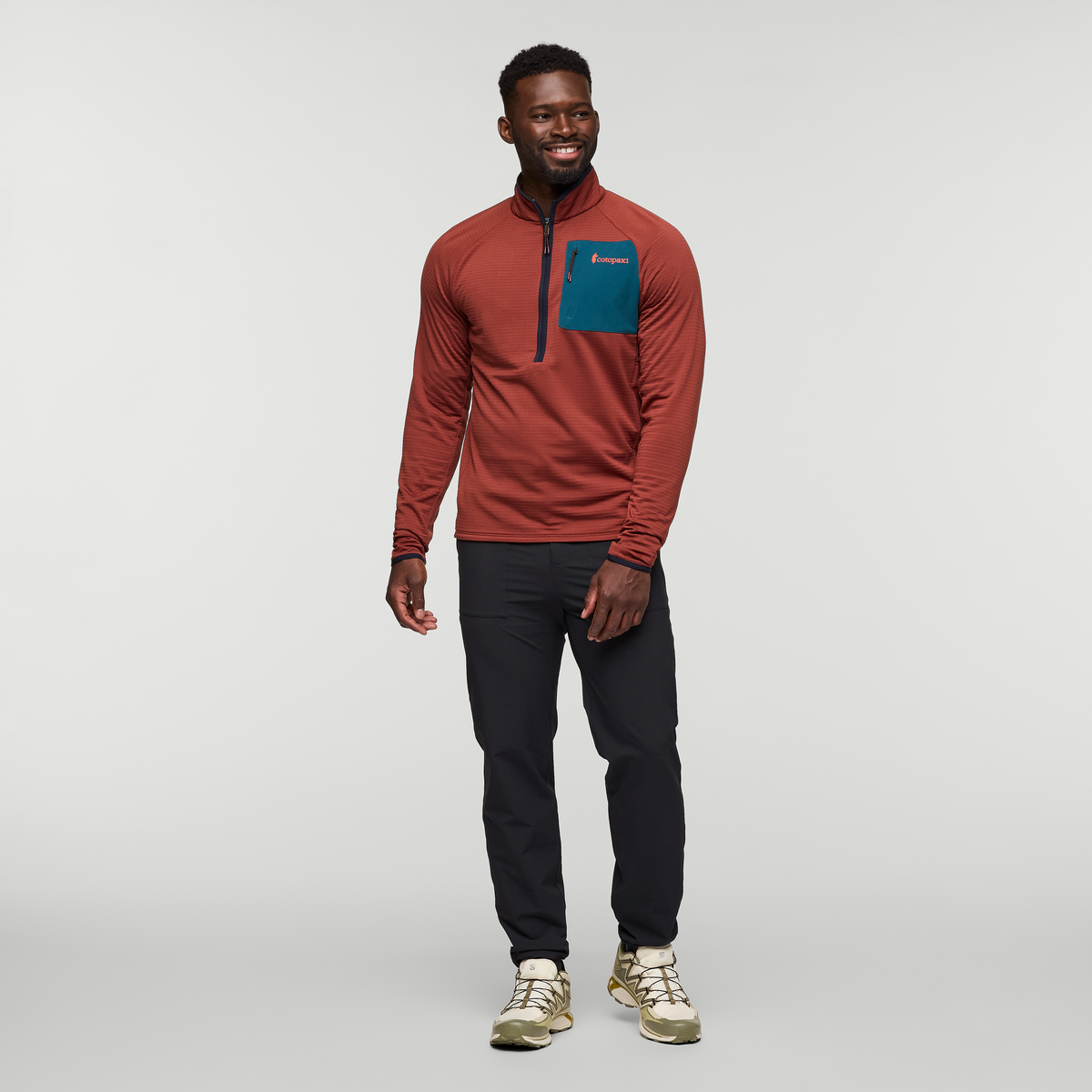 Alternative view of Otero Fleece Half Zip Pullover   Men's