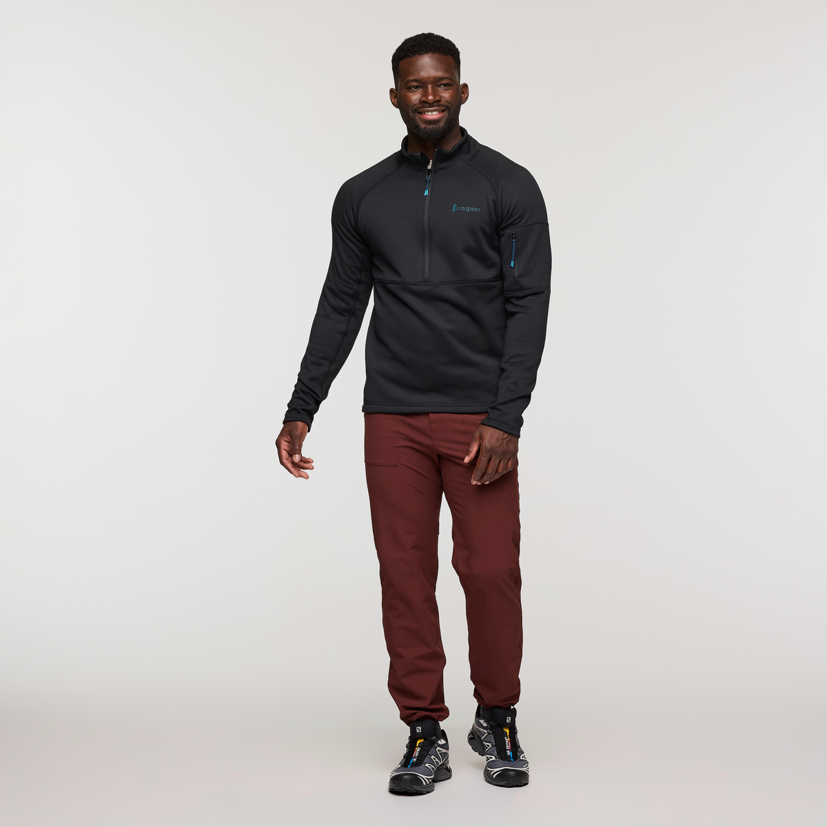 Alternative view of Tempa Fleece Half Zip Pullover   Men's