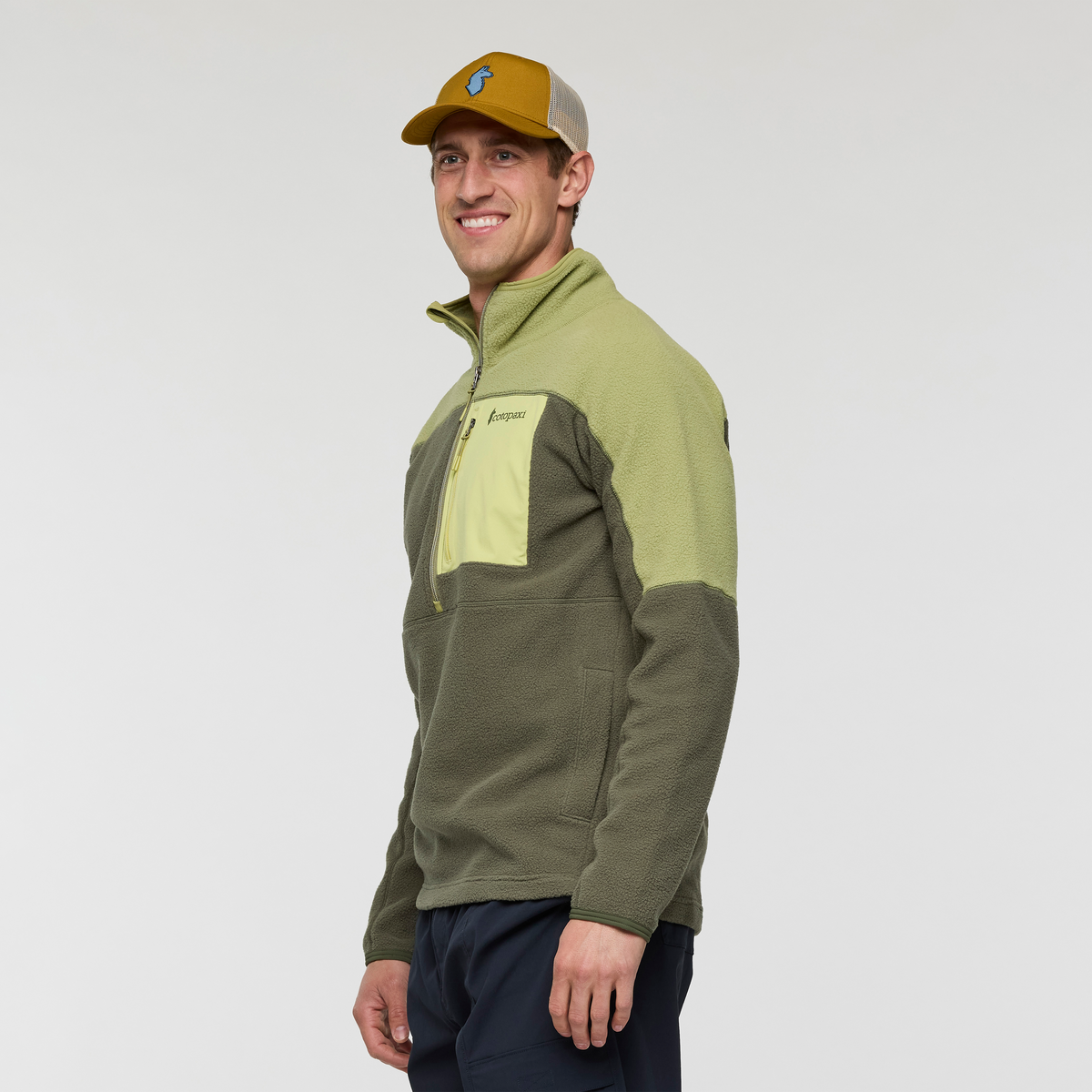 Abrazo Fleece Half Zip Jacket Men's - Image 8