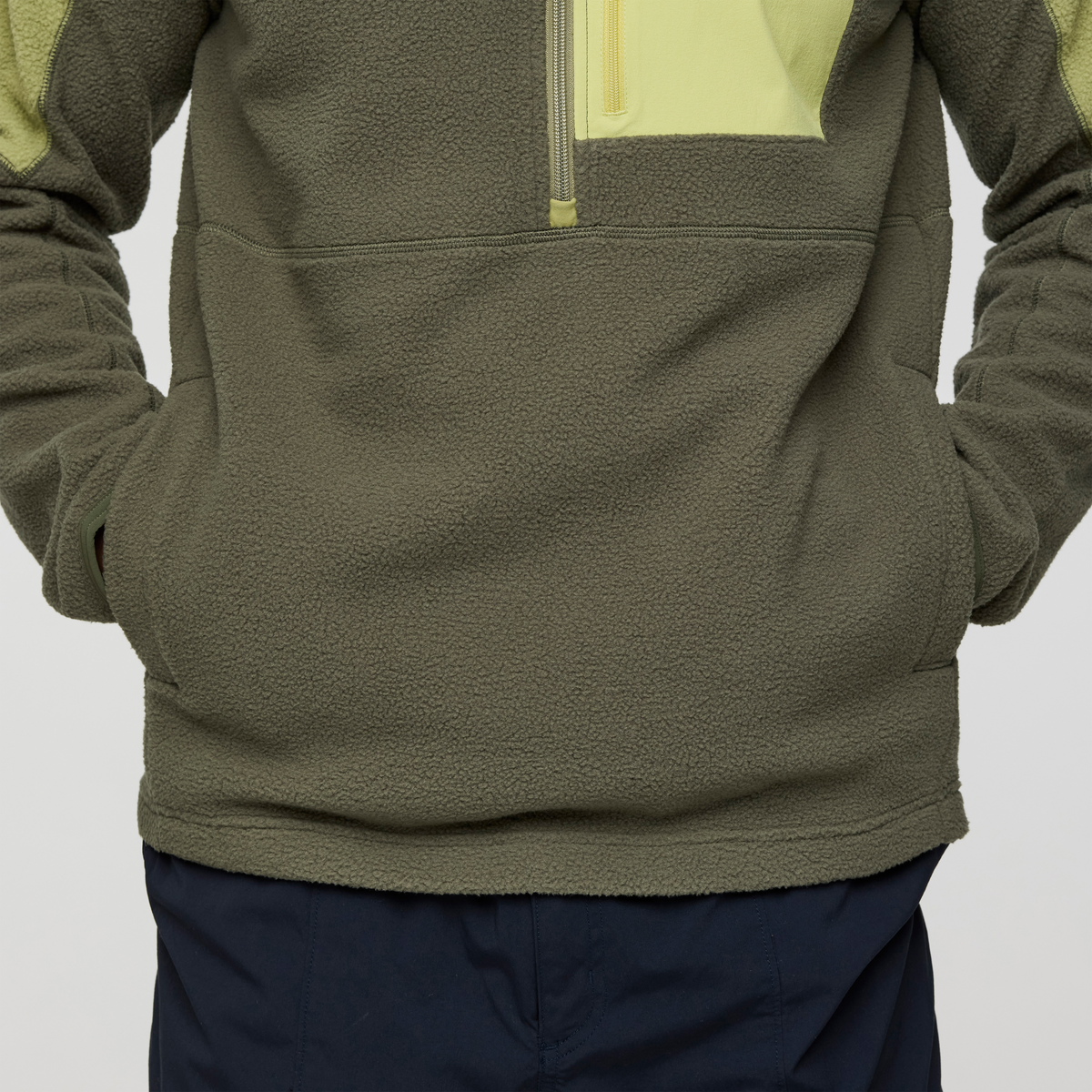 Abrazo Fleece Half Zip Jacket Men's - Image 11
