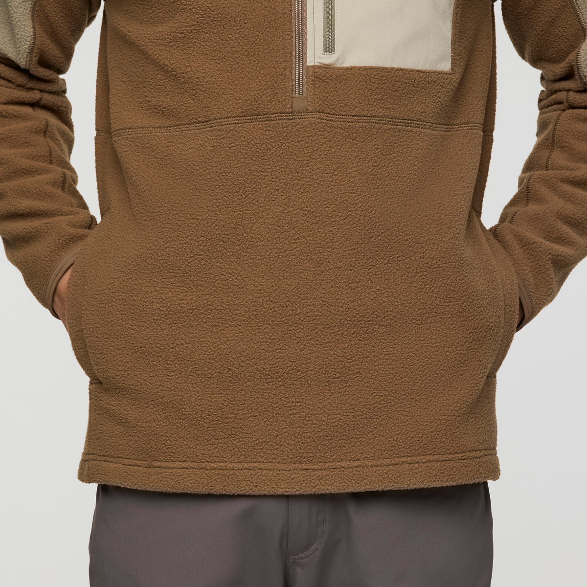 Abrazo Fleece Half Zip Jacket Men's - Image 6