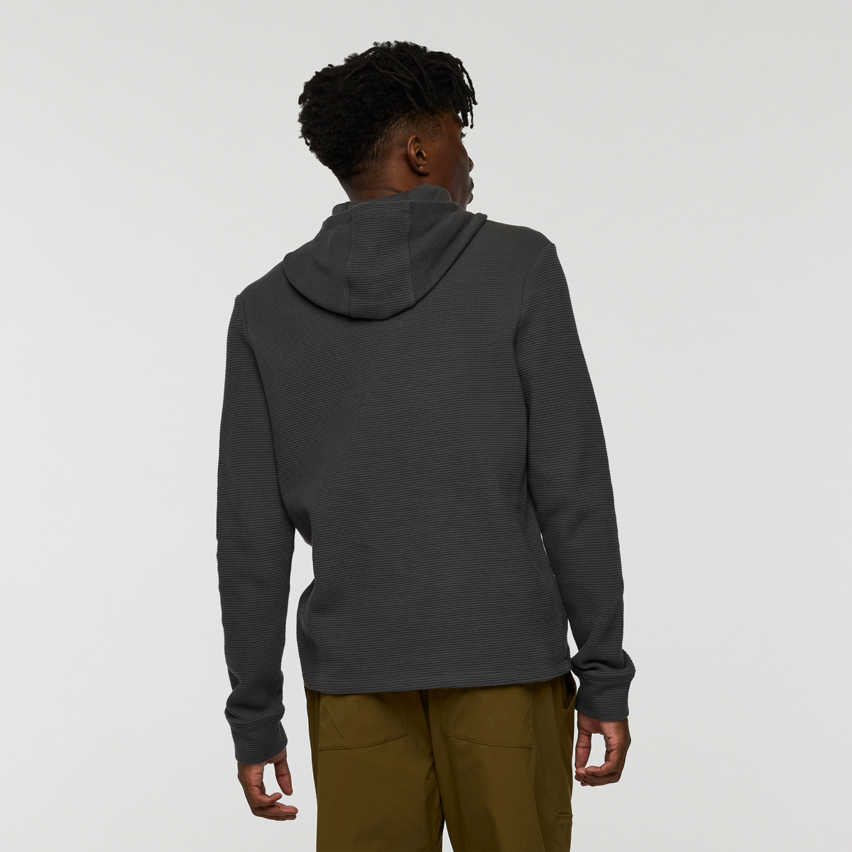 Atajo Long Sleeve Waffle Hoodie Men's - Image 4