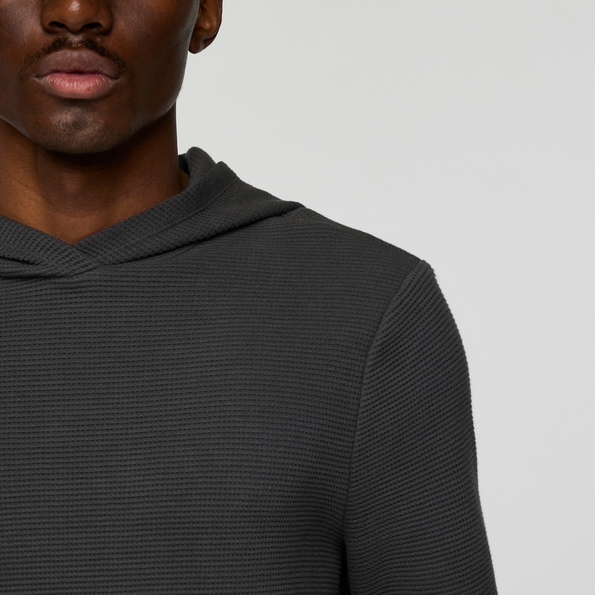 Atajo Long Sleeve Waffle Hoodie Men's - Image 5