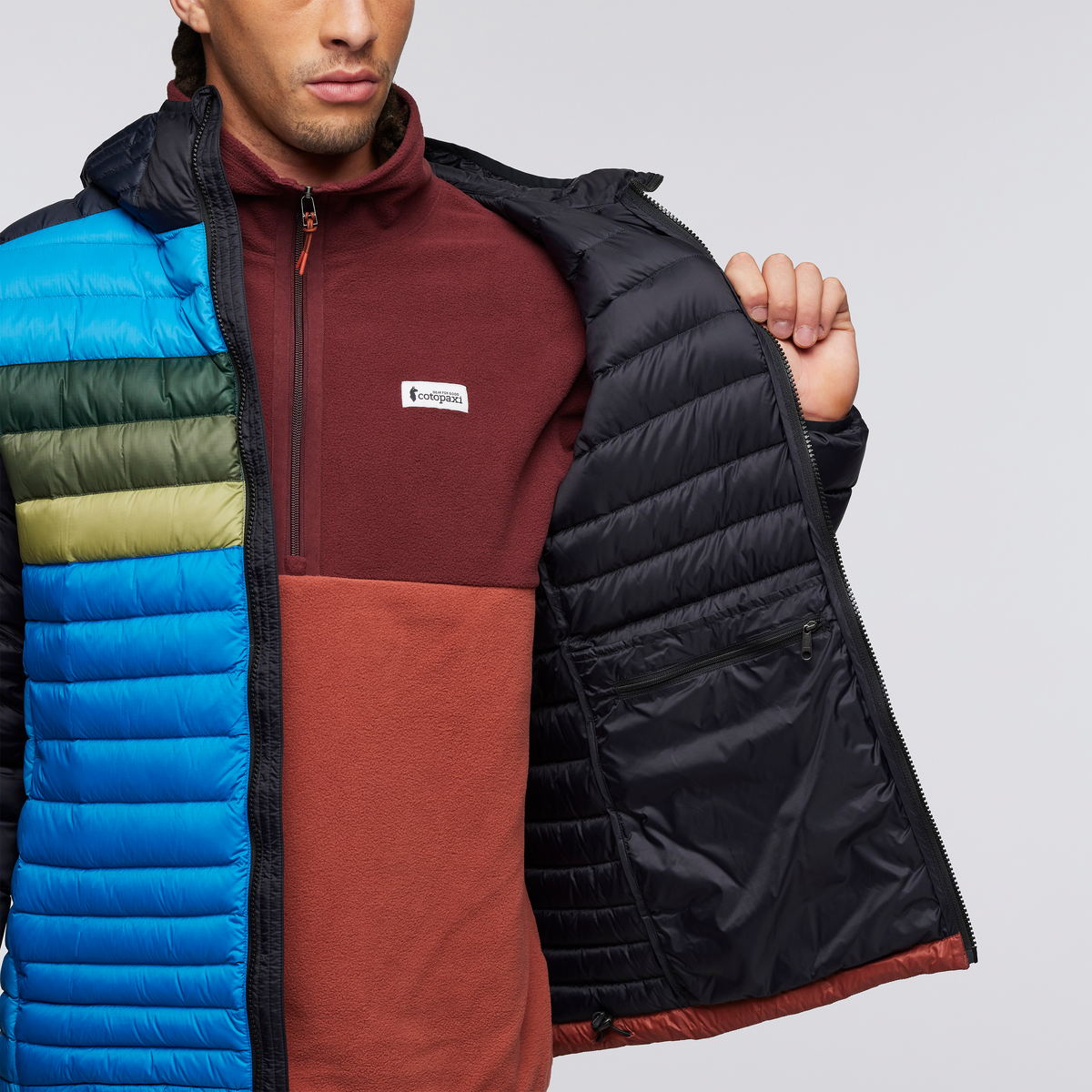 Funky Fuego Down Hooded Jacket Men's - Image 8