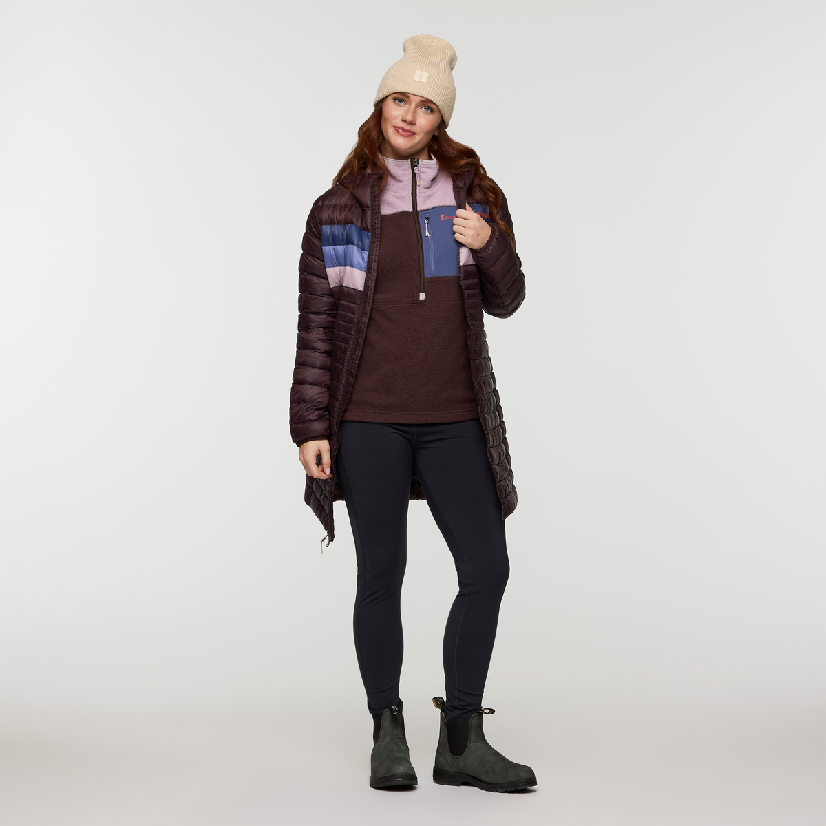 Abrazo Fleece Half Zip Jacket Women's - Image 5