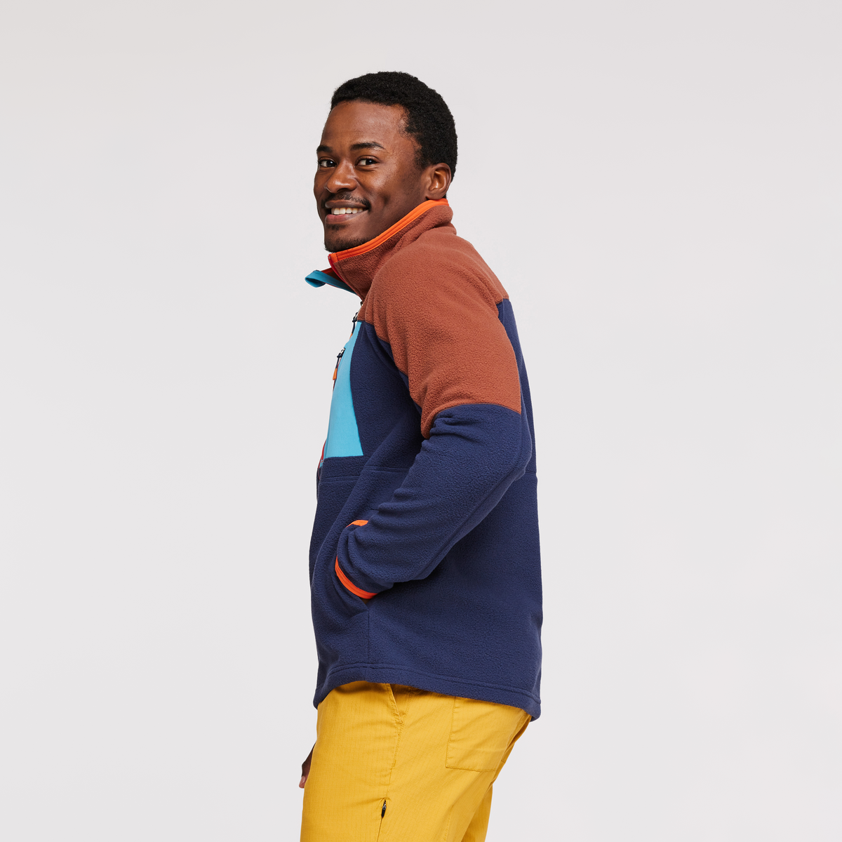 Abrazo Half Zip Fleece Jacket Men's - Image 5