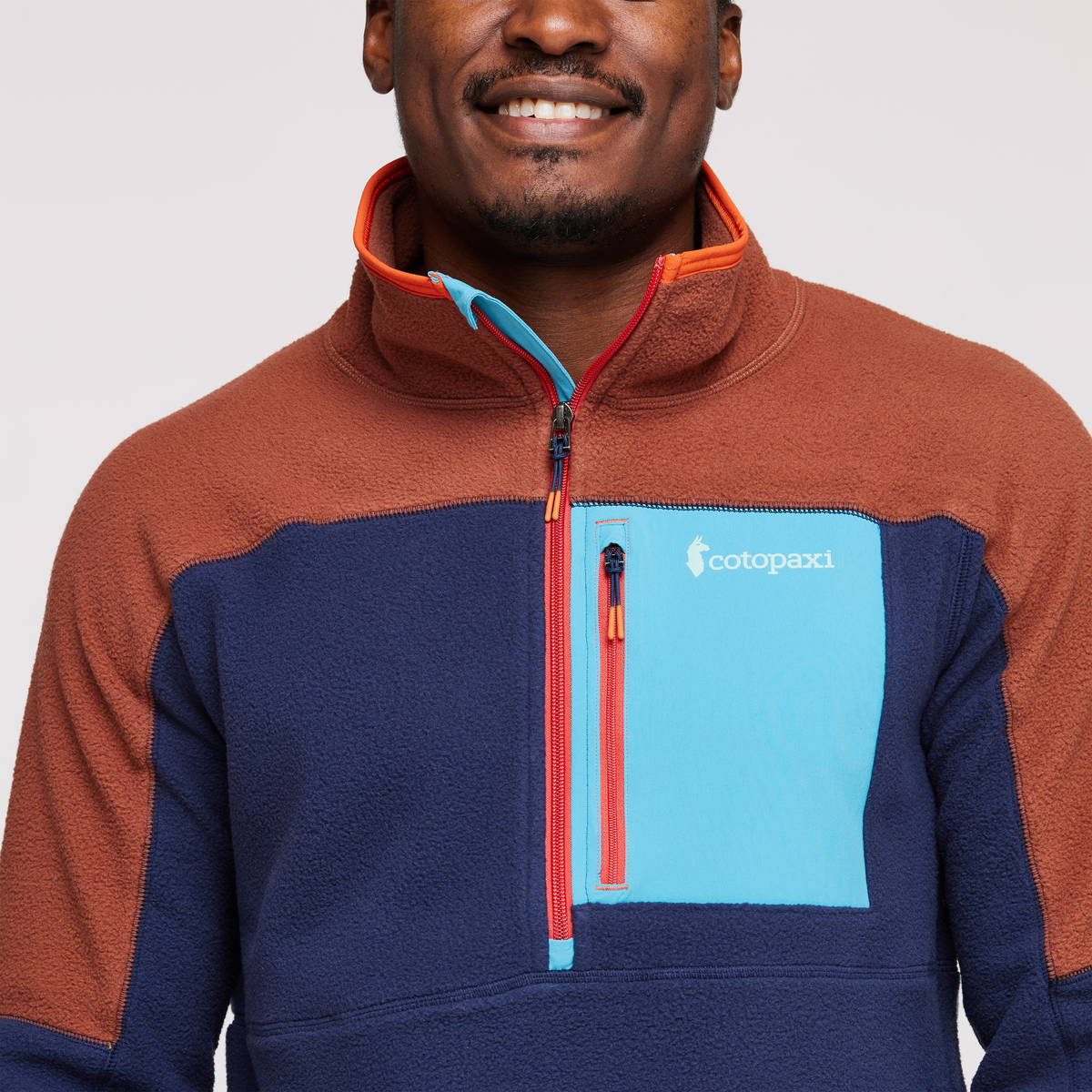 Abrazo Half Zip Fleece Jacket Men's - Image 7