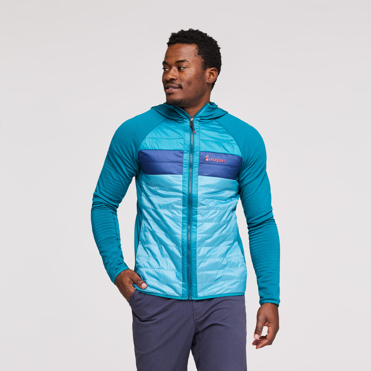 Capa Hybrid Insulated Hooded Jacket Men's