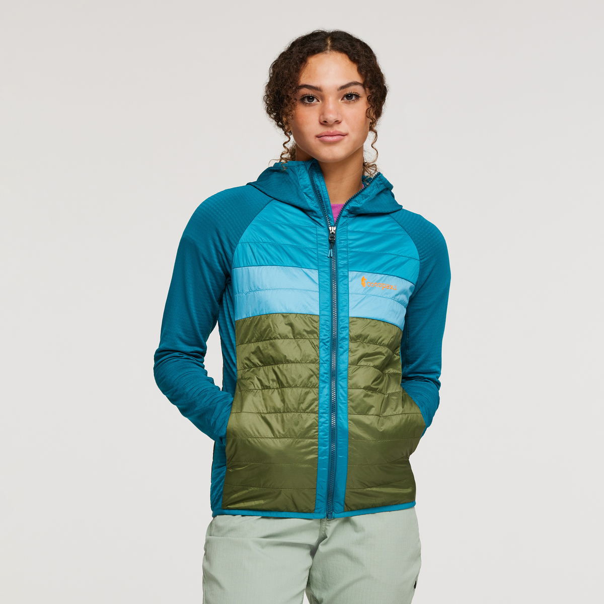 Capa Hybrid Insulated Hooded Jacket Women's - Image 8
