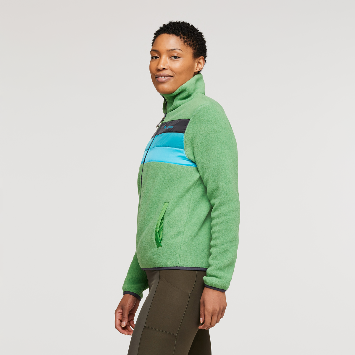 Teca Fleece Full Zip Jacket Women's - Image 3