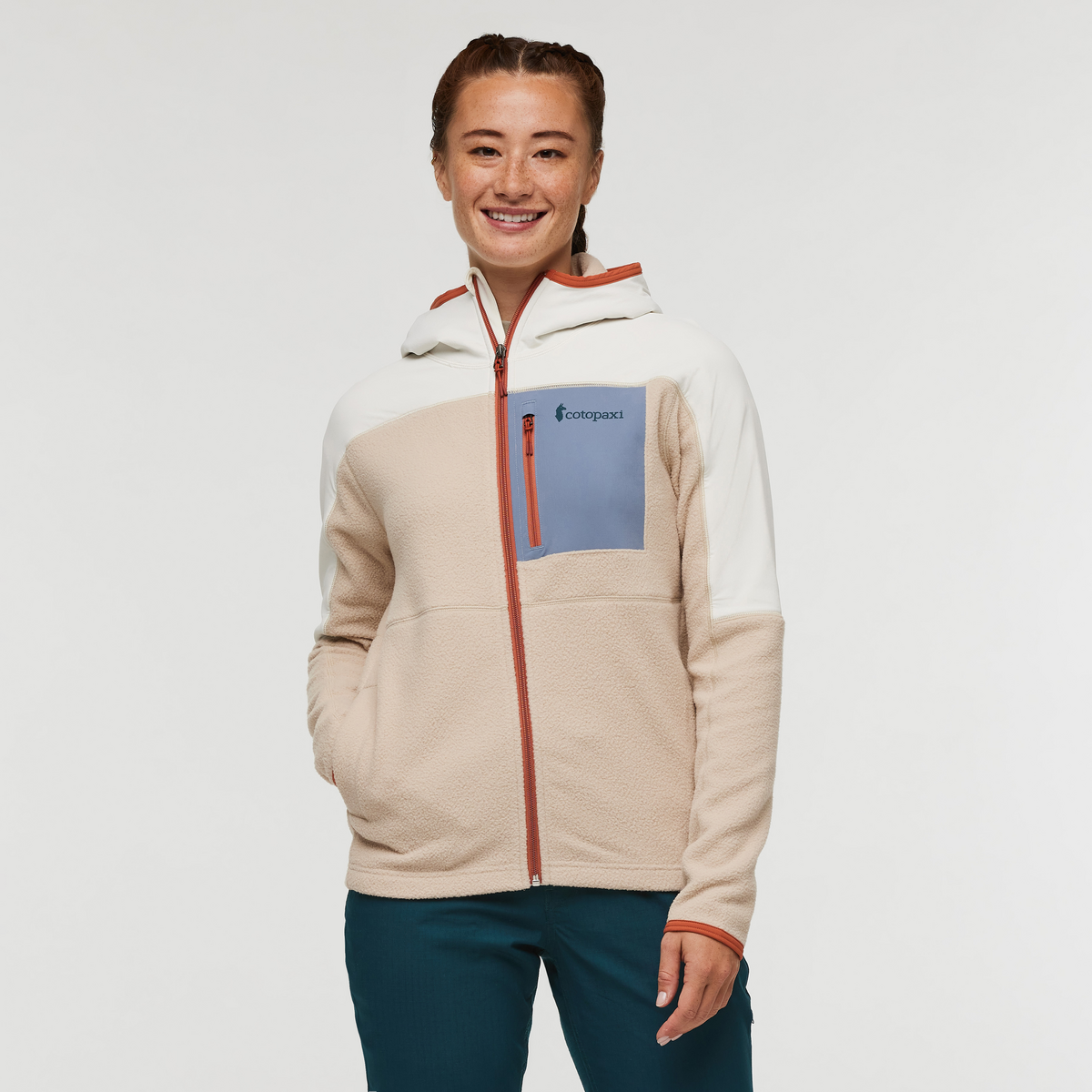 Abrazo Fleece Hooded Full Zip Jacket Women's