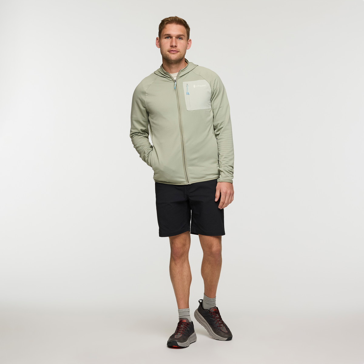 Alternative view of Otero Fleece Full Zip Hooded Jacket   Men's
