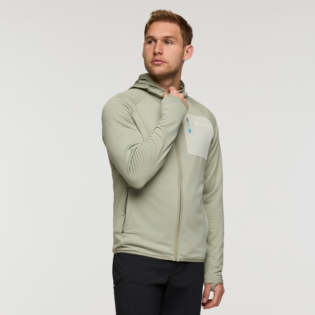 Otero Fleece Full Zip Hooded Jacket Men's