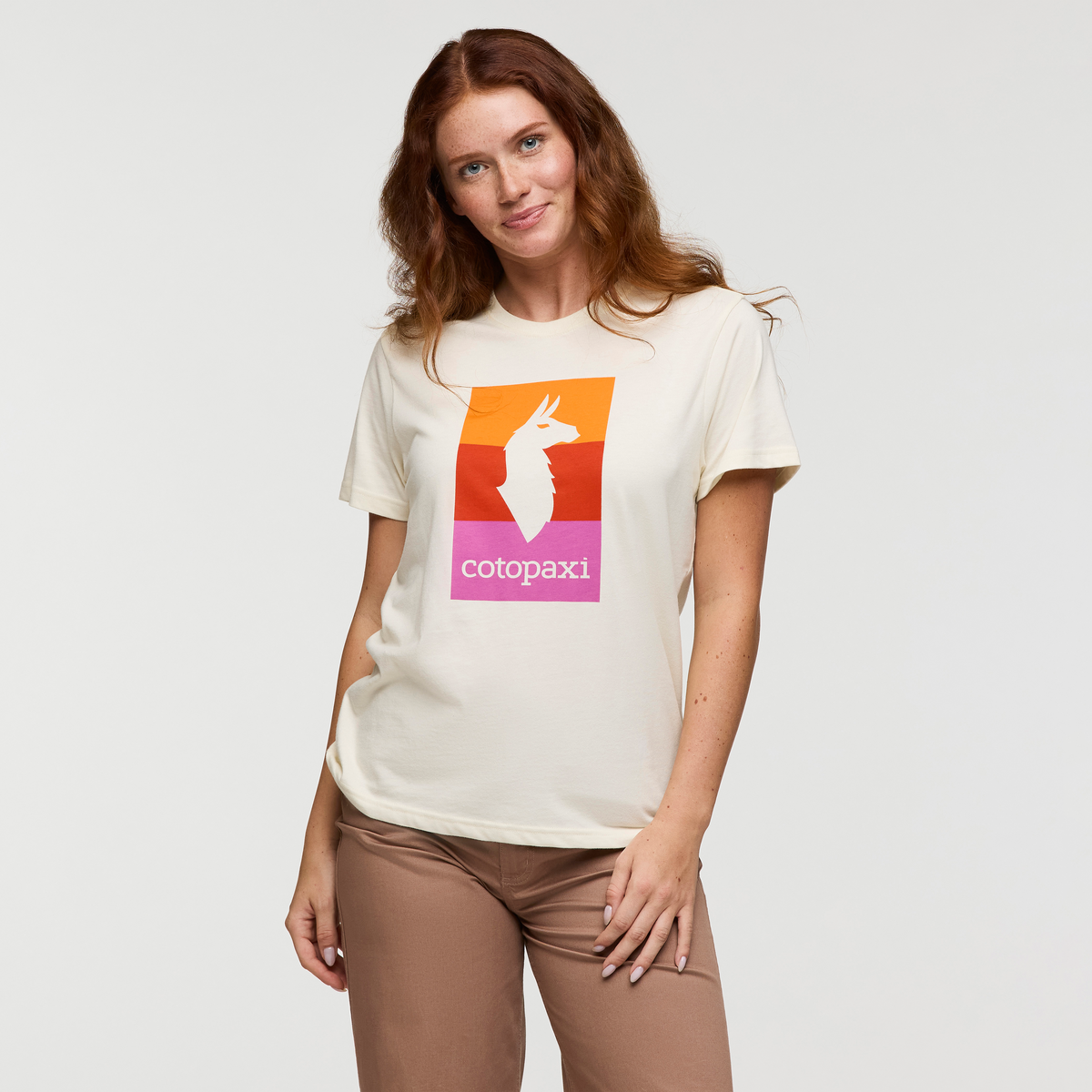 Llama Block T Shirt Women's - Image 6