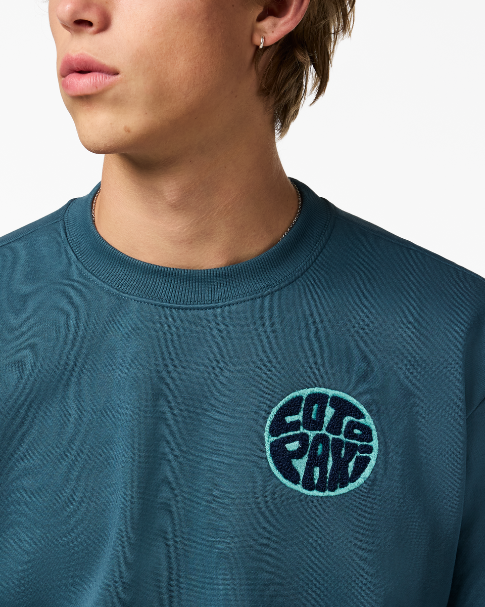 Trail To Sea Crew Sweatshirt Men's - Image 9
