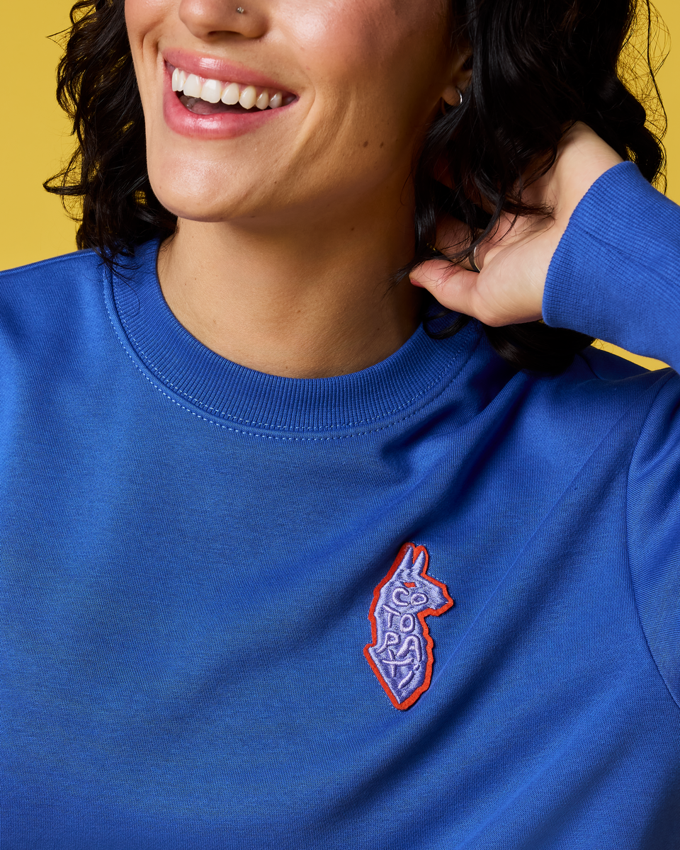 Lava Llama Crew Sweatshirt Women's - Image 4