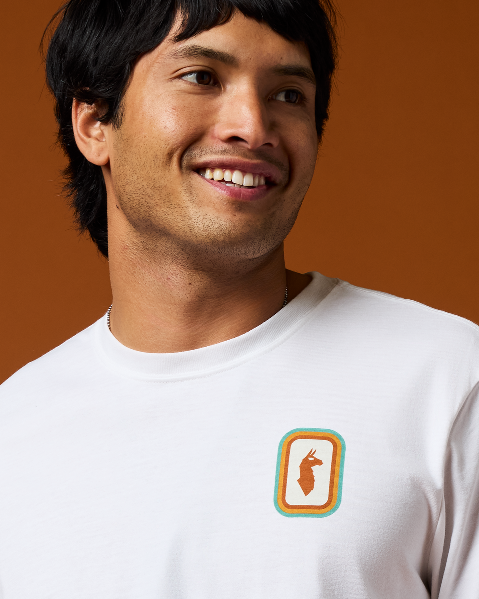 Radiant Llama Long Sleeve T Shirt Men's - Image 3