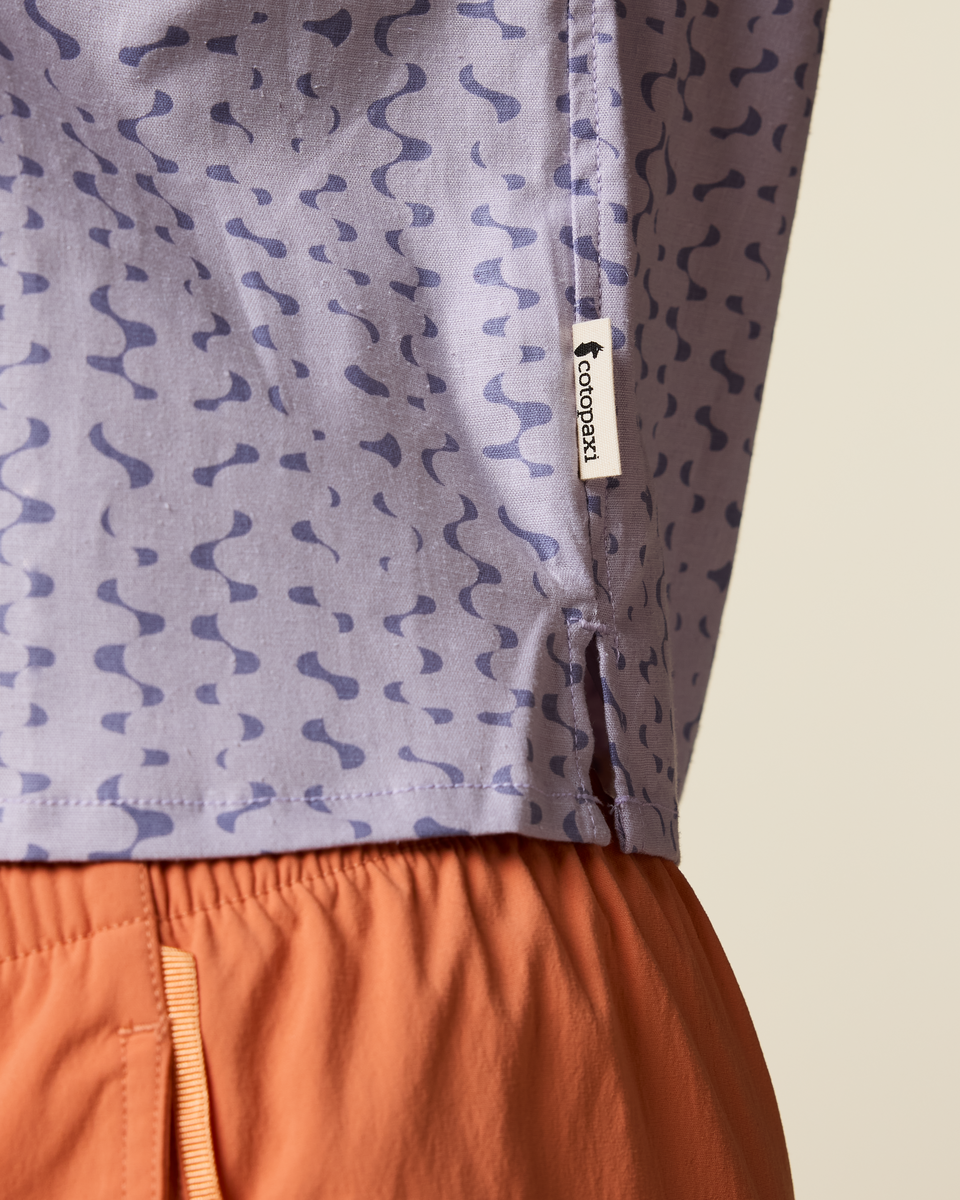 Afuera Button Up Shirt Print Women's - Image 5