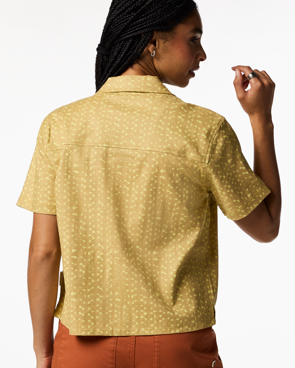 Afuera Button Up Shirt Print Women's - Image 16